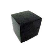 Hexaèdre ou Cube en pierre de Shungite extra