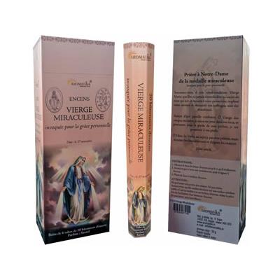Encens Vierge Miraculeuse - Paix (Boite de 20 bâtons)