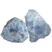 Calcite Bleue pierre brute (Sachet de 350 grammes - 2 Pierres naturelles)