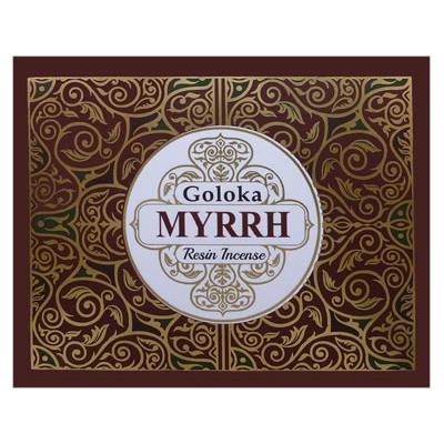 Résine Encens Goloka Myrrh en grains - Relaxante (Vendu en Sachet de 50 grammes)