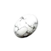 Howlite Blanche cabochon pierre polie 25x18 mm