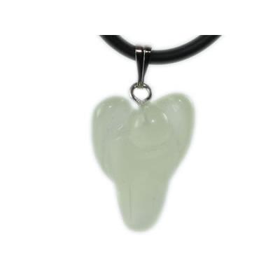 Pendentif Ange en pierre de Jade (2 cm)