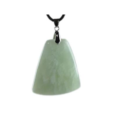 Pendentif de Jade de Chine pierre plate Trapezoid