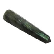 Pointe ou Bâton de Massage en Labradorite Facettée (7 à 10 cm)