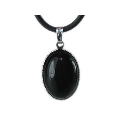 Obsidienne Oeil Céleste Pendentif Cabochon ovale 18x13 mm Harmony