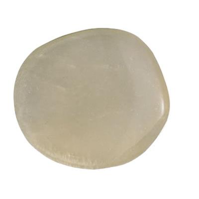 Pierre de Lune Blanche galet pierre plate (3 à 4 cm)