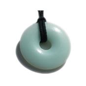 Amazonite du Brésil Pendentif Pi Chinois de 3 cm