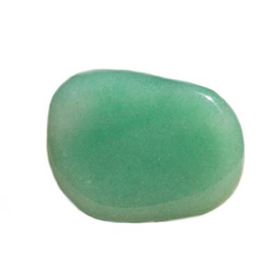 Aventurine Verte galet pierre plate (3 à 4 cm)