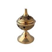 Brûleur de Résines et d'Encens Laiton Décoré (5470)