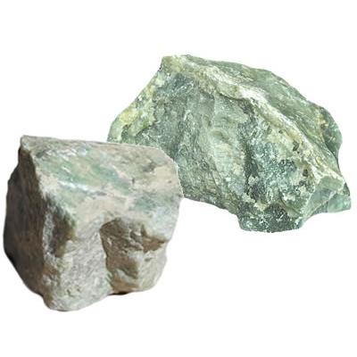 Jade de Chine pierre brute (Sachet de 350 grammes - 2 Pierres naturelles)