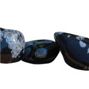 Obsidienne Neige galet pierre roulée