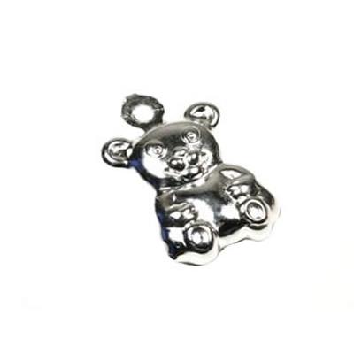 Ours 11,3x8,5 mm en Argent 925