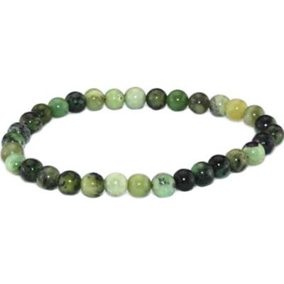 Bracelet Chrysoprase en Pierre Boule de 6 mm