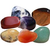 7 Chakras Pierres Roulées (composition de 7 pierres)