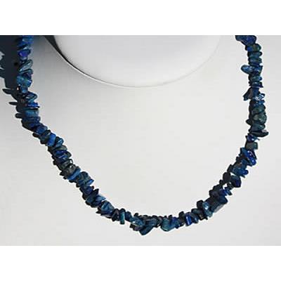 Collier Lapis Lazuli en Pierre Baroque