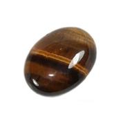 Oeil de Tigre cabochon pierre polie 40x30 mm