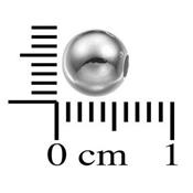 Perle Ronde Lisse 6 mm en Argent 925 (Lot de 5 perles)