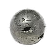 Boule en pierre de Pyrite (4,5 à 5 cm) avec socle