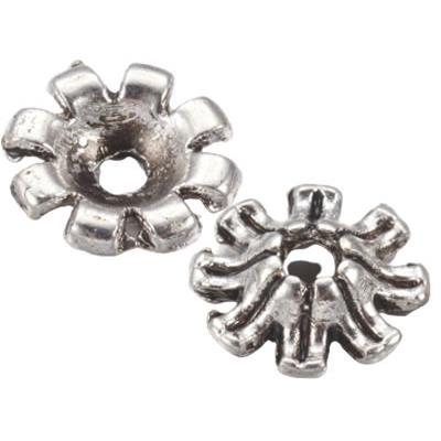 Séparateur Coupelle 8 mm de Perles style Tibétain (Par Lot de 2)