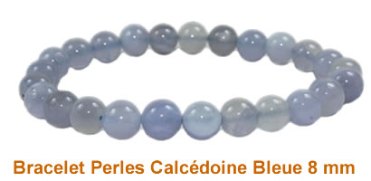 bracelet perles calcedoine aromasud