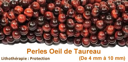 perles oeil de taureau naturelles - aromasud