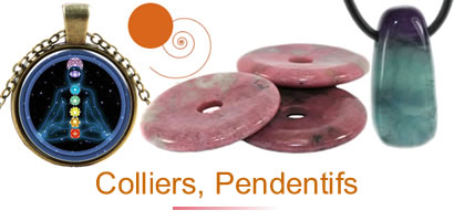 collier et pendentif pierre naturelle - aromasud