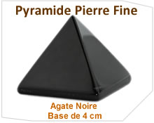 pyramide agate noire - aromasud